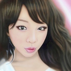 �l���̊G�i�l����j�^Figure painting�FMayuka