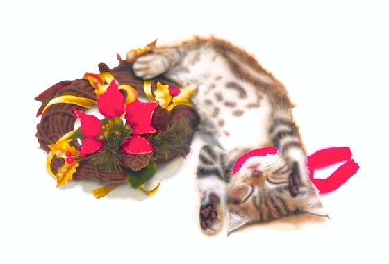 �q�L�̊G�FMerry Christmas