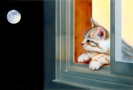 �q�L�̊G�FTHE MOON